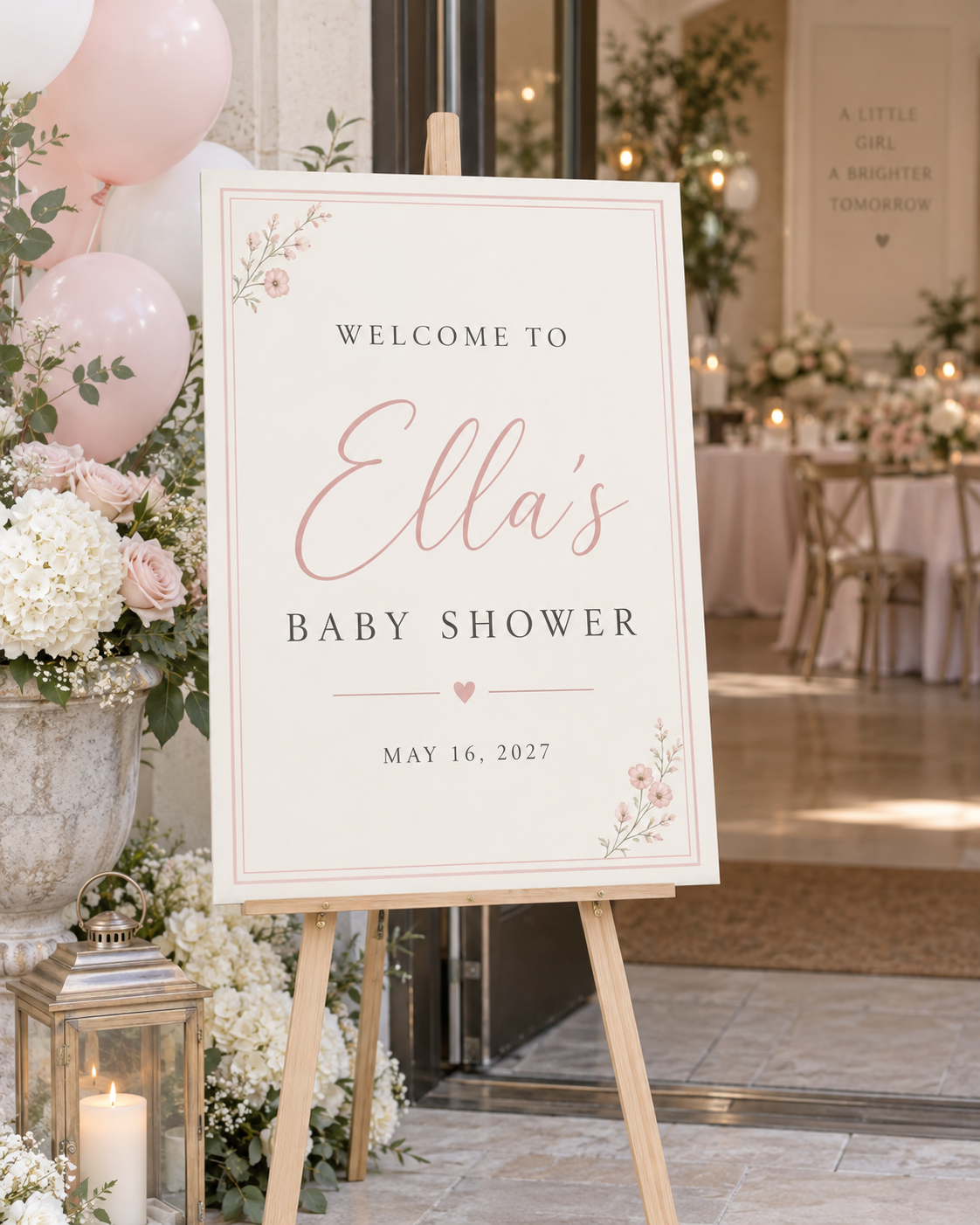 Simple Blush example sign